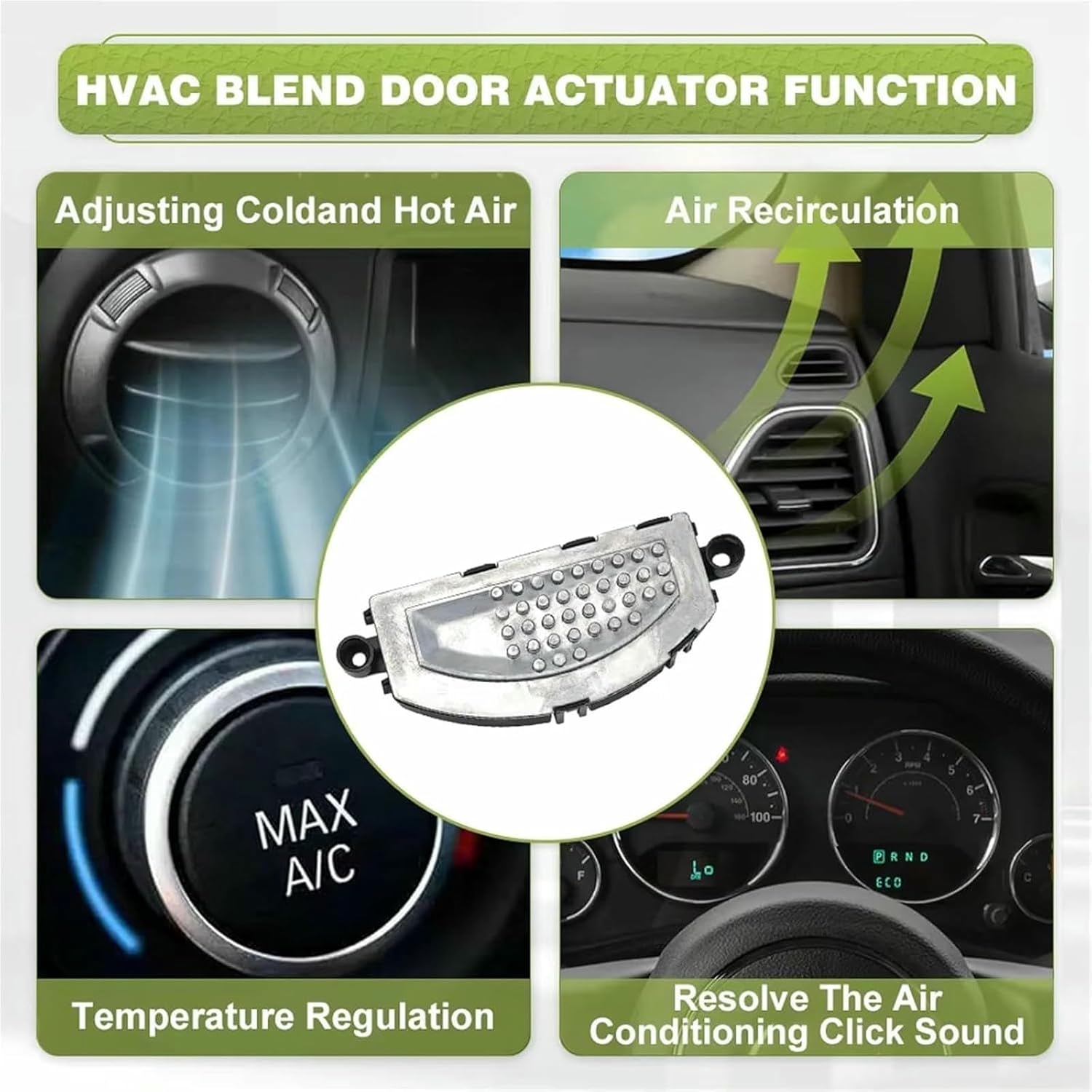 Car Blower Motor Resistor for A4 A5 Q5 Rs5 for Car HVAC Heater Blower Motor Resistor Module with 4+2 Pins 8T0820521 2469064100