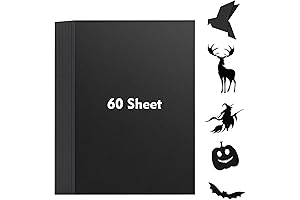 Versatile Black Card Stock: Premium Crafting Paper for Endless Creative Projects