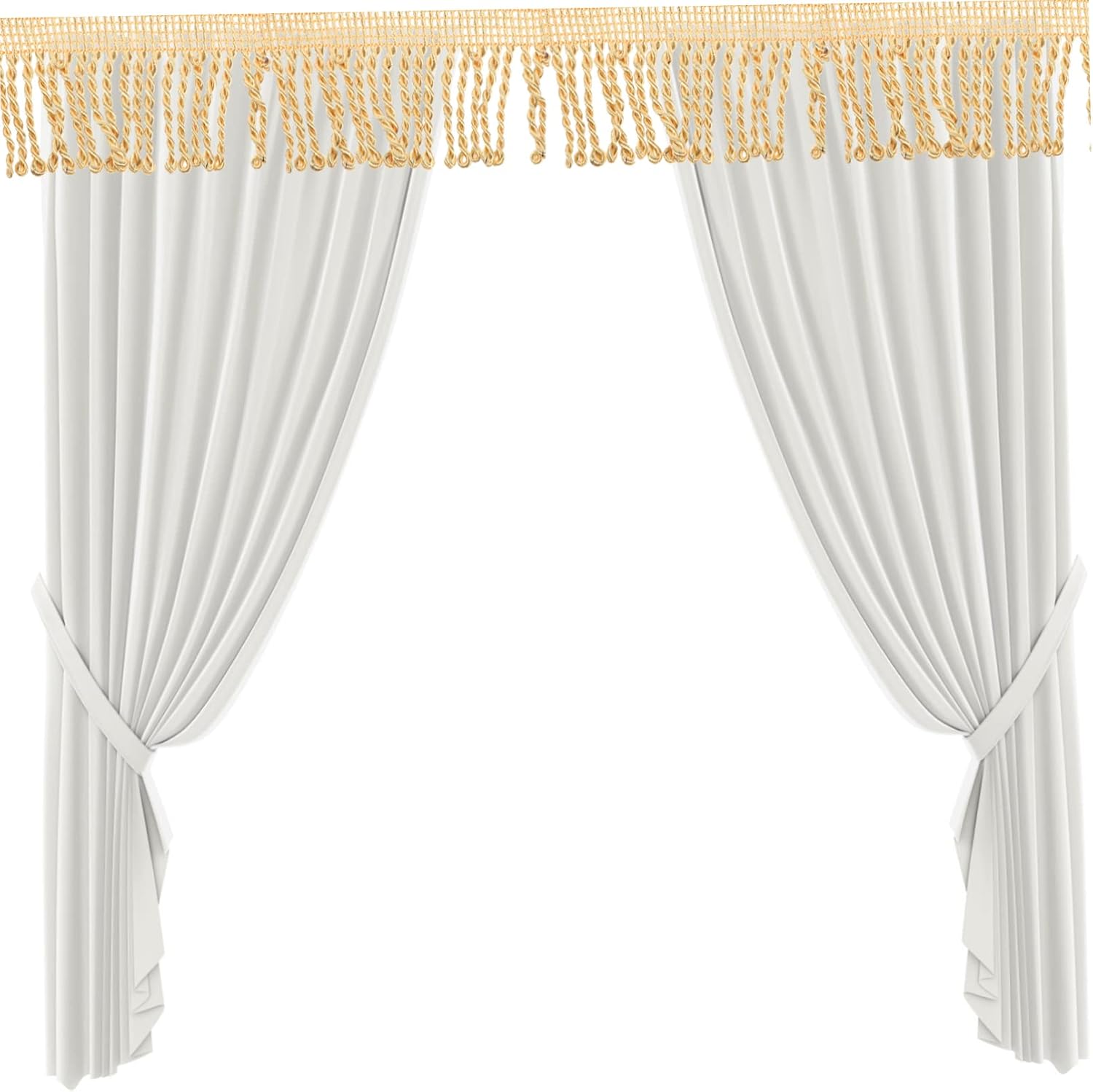 Tassel Fringe Trim for Curtains and Crafts Decorative Easy to Cut Material for Home Decor Sewing Projects and Accessories