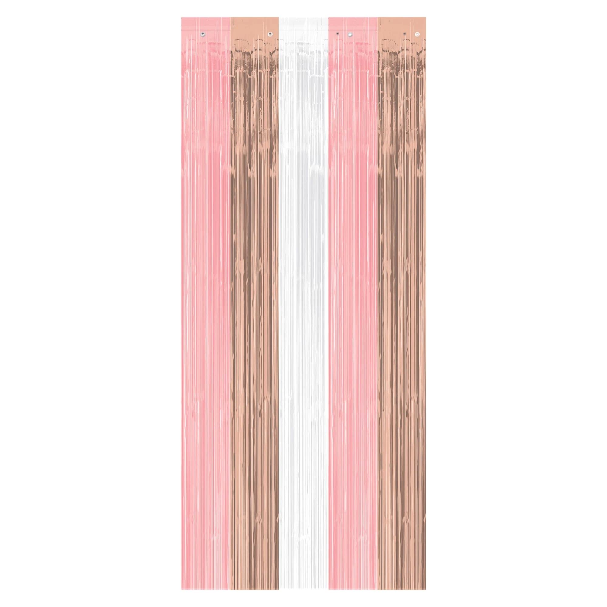 DOOR CURTAIN - ROSE GOLD/BLUSH