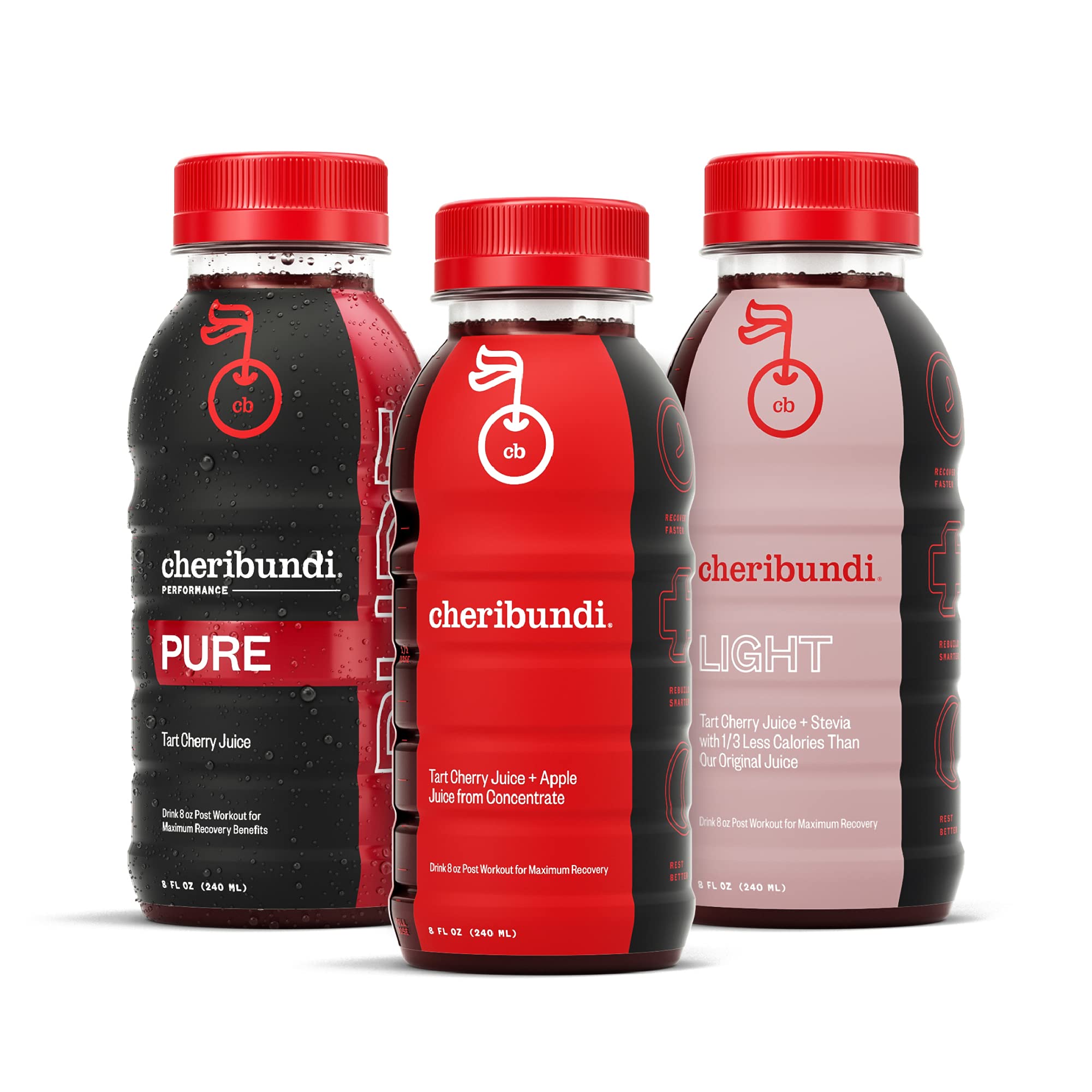 Buy Cheribundi Tart Cherry Juice Starter Pack Pure, Original & Light