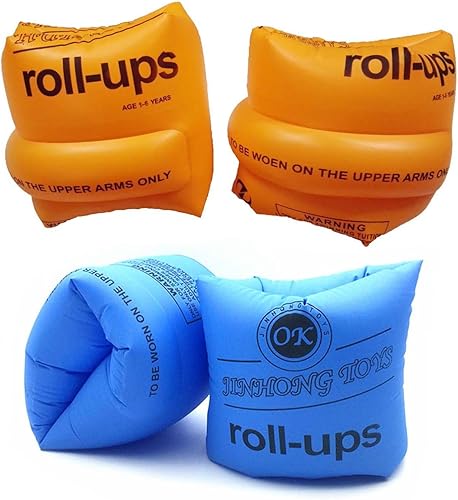 Miniatura 1 de Topsung Bandas de brazo inflables mangas flotantes, alas de agua, flotadores de brazo de natación para adultos y niños