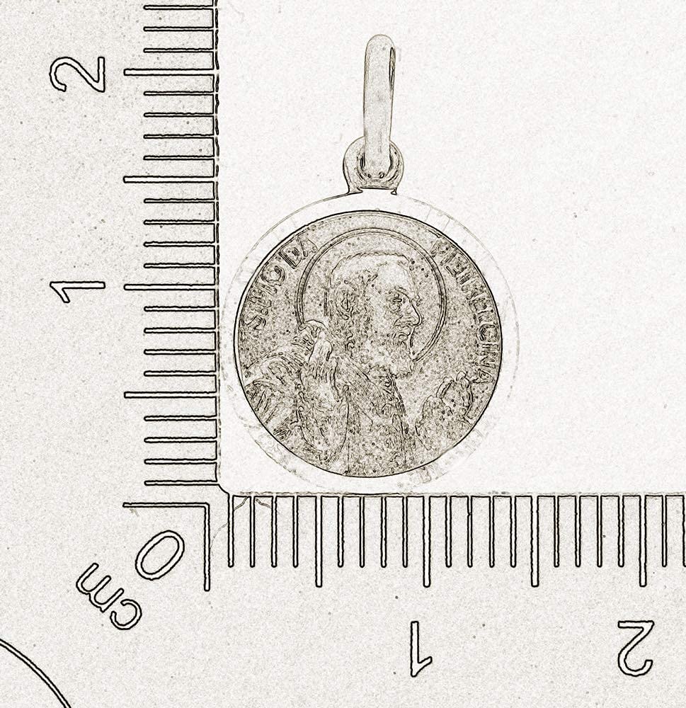 AFP Padre Pio Pendentif en argent 925
