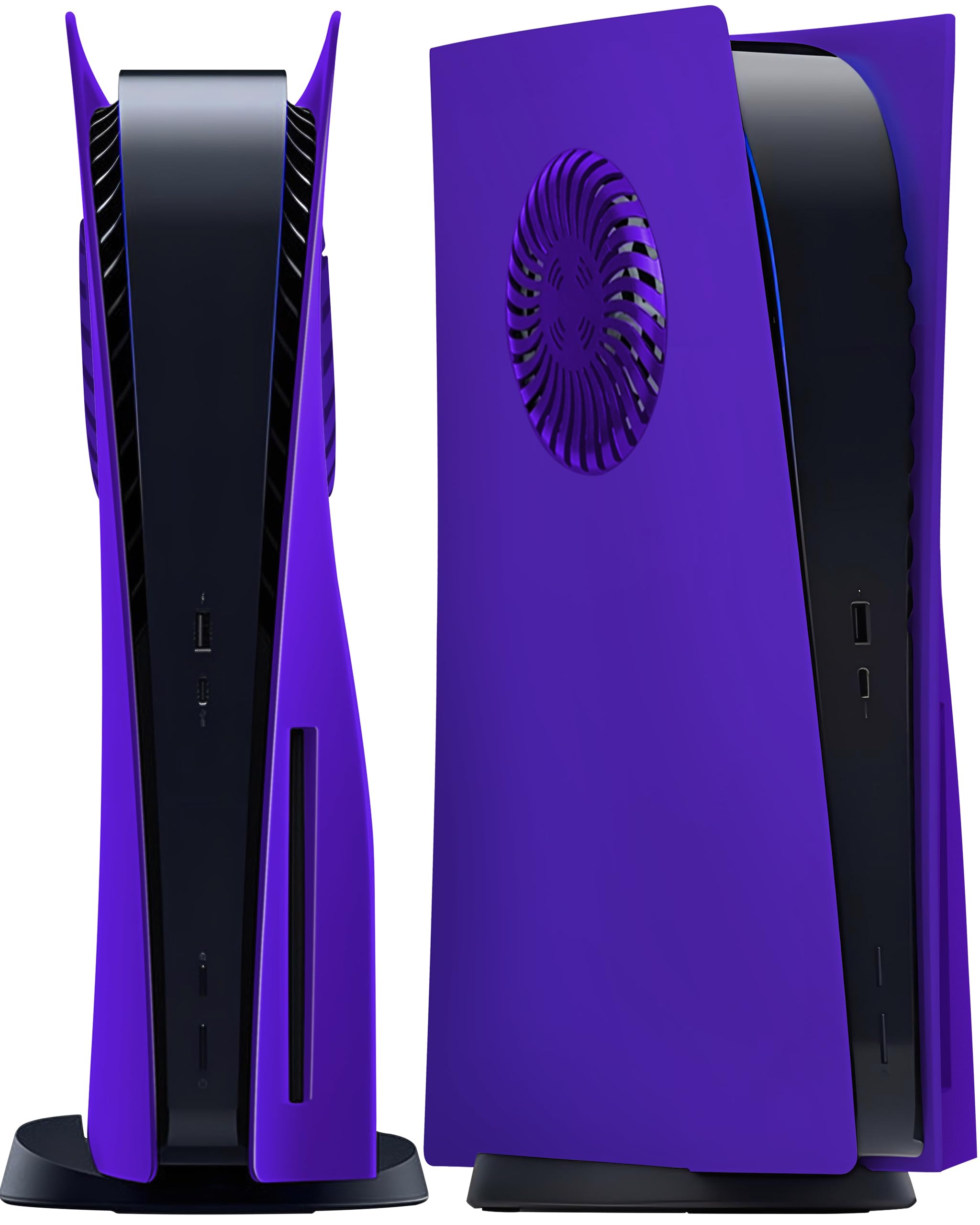 Joso Faceplate pour PS5 Disc Edition, Anti-Scratch boîtier de Remplacement étanche à la poussière, Cover Skin fit pour Console PS5 (CD-ROM) avec évent de Refroidissement