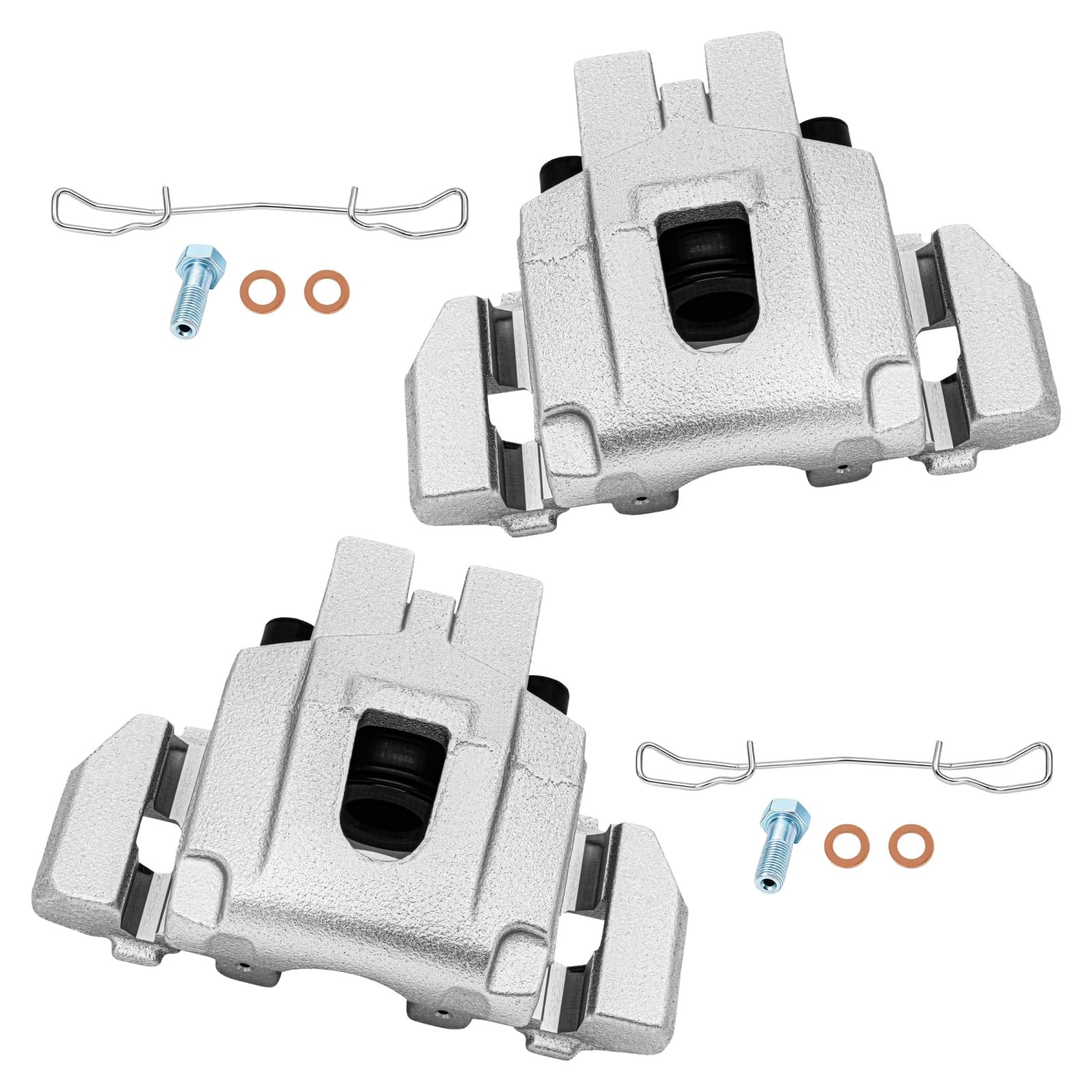 cciyu Rear Left &amp; Right Brake Calipers Assembly w/Bracket 18B4818 18B4819 1999 2000 2001 2002 2003 2004 For Jeep For Grand Cherokee