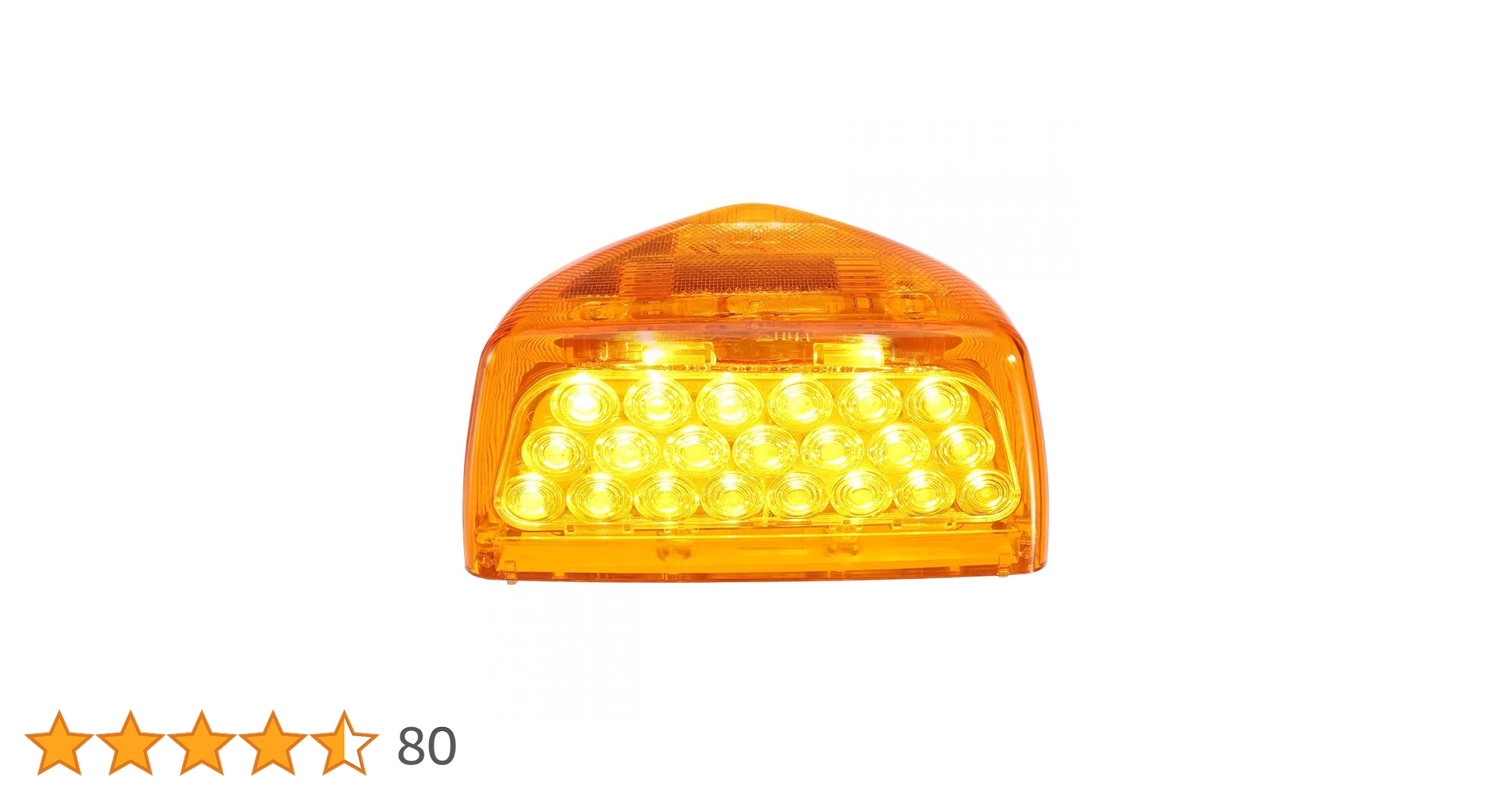 Partsam 1PC Amber 31LED Headlight Turn Signal Lights with 3