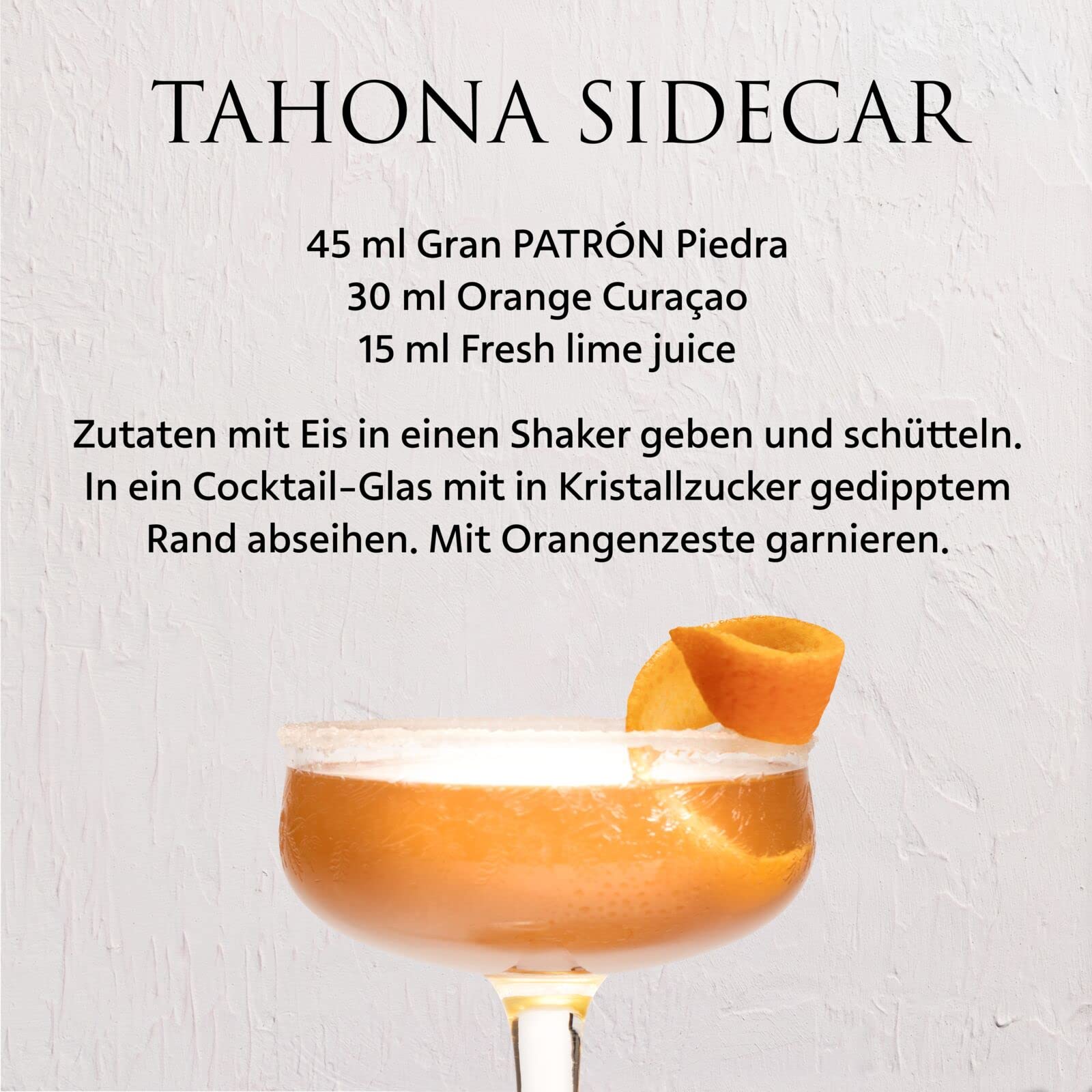 Gran PATRÓN Piedra Ultra-Premium-Tequila, 40% Vol., 70 cl/700 ml, aus 100 % besten blauen Weber-Agaven, in Mexiko in kleinen Chargen handdestilliert