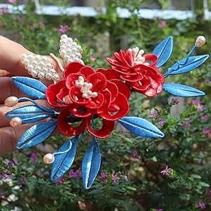 Amazon | 【受注製作】Richight 手作り 造花 纏花 ChunZihua
