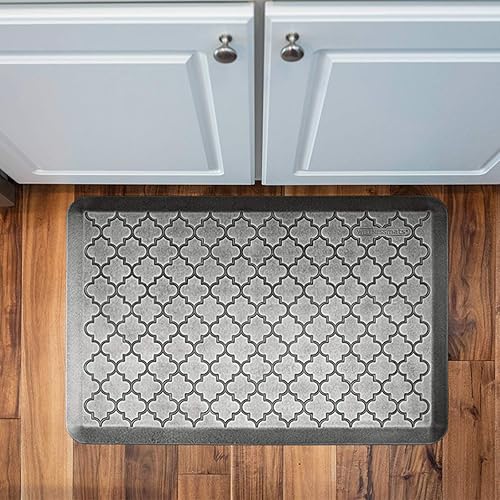 Miniatura 3 de WellnessMats Trellis Collection - Tapete antifatiga de poliuretano, almohadilla de soporte ergonómica para el hogar, cocina, garaje, escritorio de
