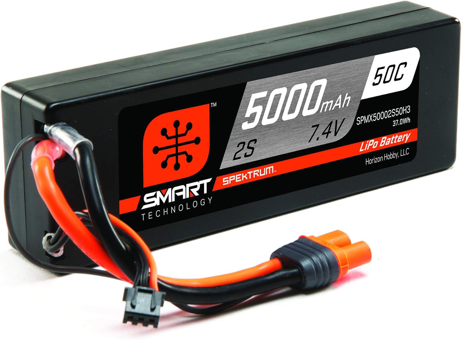 🔥 Crаzу Dеаlѕ Spektrum 7.4V 5000mAh 2S 50C Smart Hardcase LiPo Battery: IC3, SPMX50002S50H3
