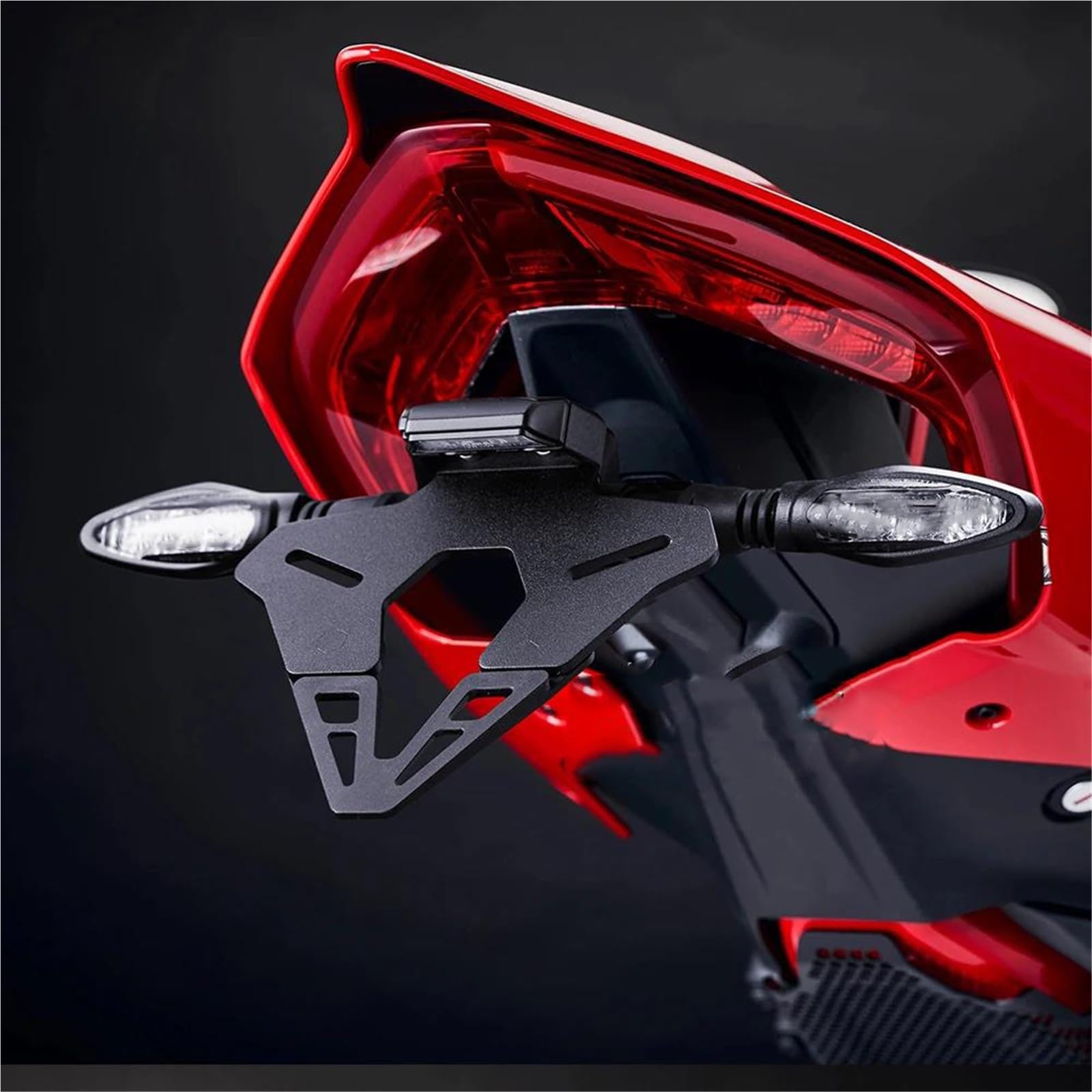 Accesorios para matrículas Portamatrículas para Ducati Panigale V4/V4S 2025 Colgante Trasero Corto para Motocicleta