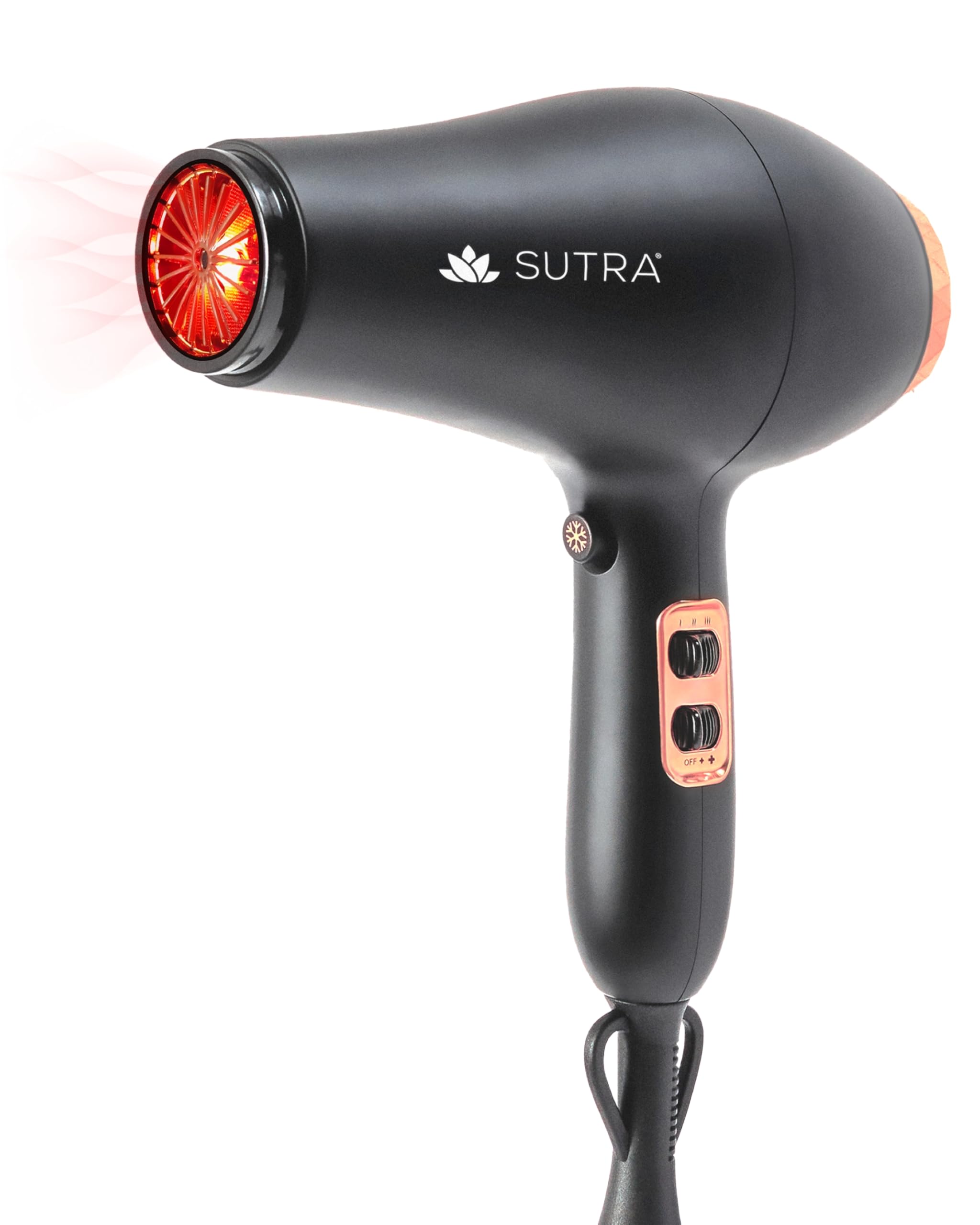 Sponsored Ad - Infrared AC Blow Dryer - Professional Hair-Dryer with Infrared (IR) & Ionic Technology - Blowdryer with 2 Speed, 3 Heat Settings & Cool Shot Button - Professional Styling Tool for All Hair Types