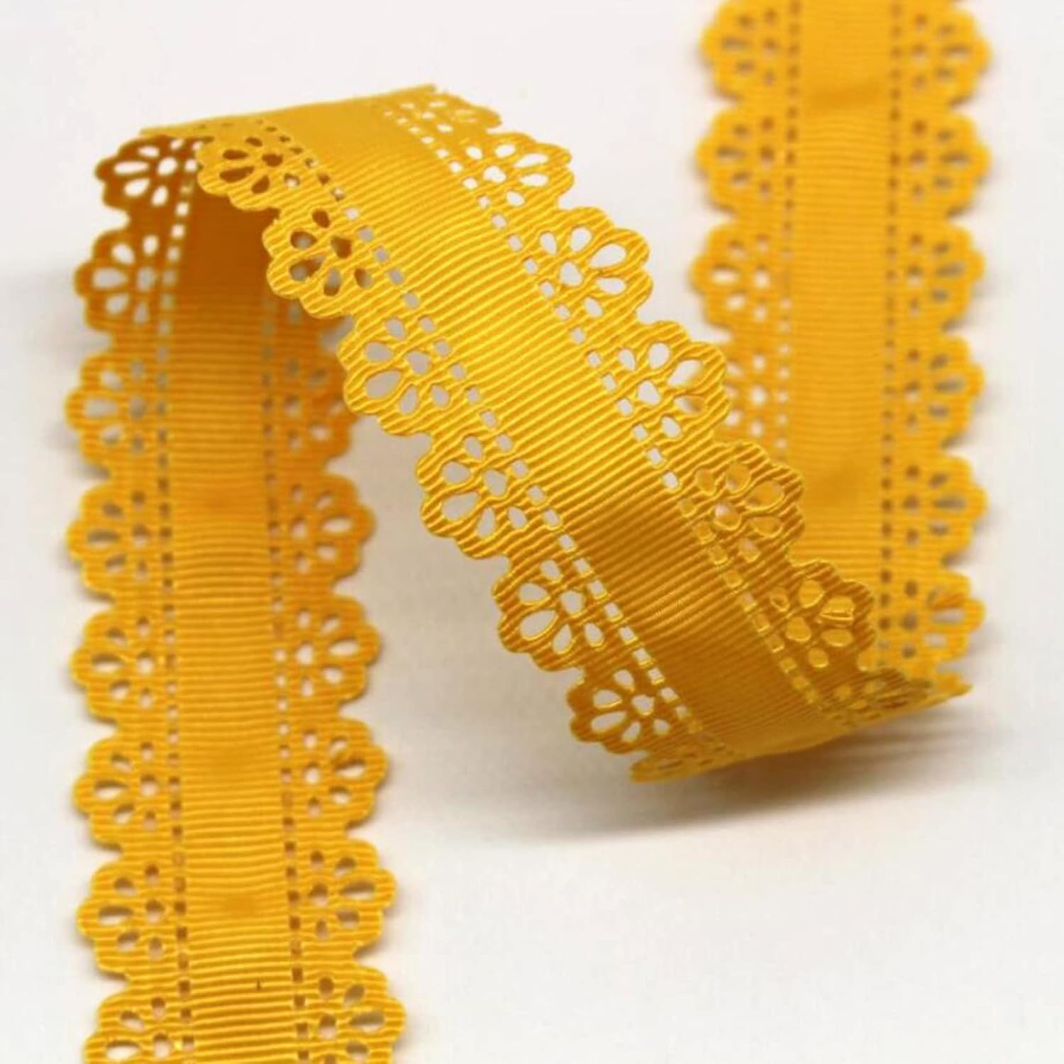 Koronkowe wykończenia 10 jardów zapiekanka wstążka do rękodzieła DIY robienie kokardek pakowanie prezentów 30mm(17)