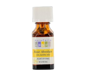 Aura Cacia Prec Ess Rose Abs Jojoba .5 Fz