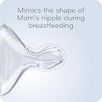 NUK Smooth Flow Anti-Colic Baby Bottle, 10 oz (300 mL), Grey Elephant, 3 Pack