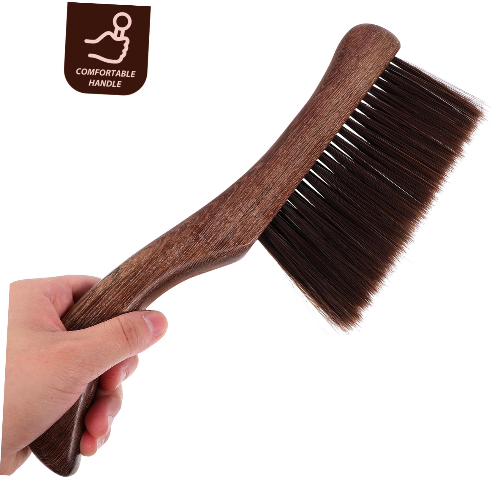 Beavorty Horsehair Dusting Brush Handheld Broom Bathroom Cleaning Tools Car Brush Sand Brush Dust Brush Window Cleaning Brush Hand Broom Horse Hair Brush Car Cleaning Small Broom