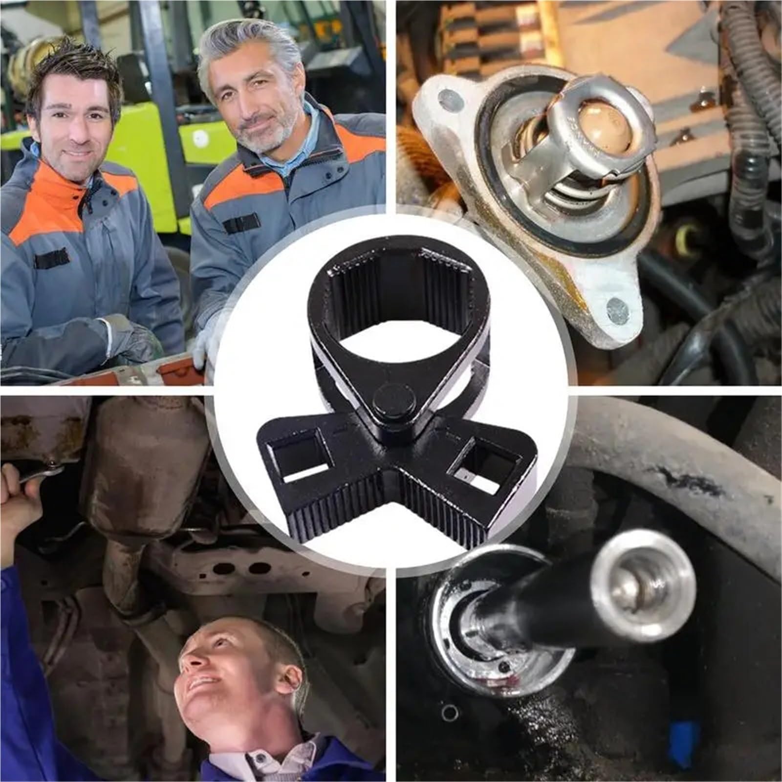 Mechaniczny przegub kulowy 27-42mm Głowica kulowa Akcesoria Części Kierownica Narzędzie do demontażu drążka kierowniczego(B)