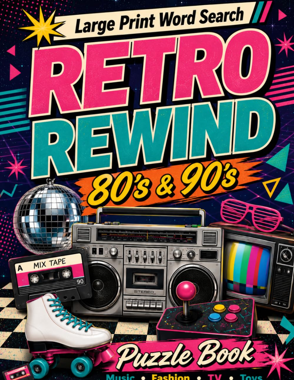Bring Back Time Retro LARGE PRINT PUZZLE BOOK: Word Search Puzzle Book