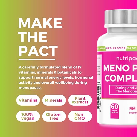 Menopause & Perimenopause Support Supplement for Women - 60 Vegan Capsules
