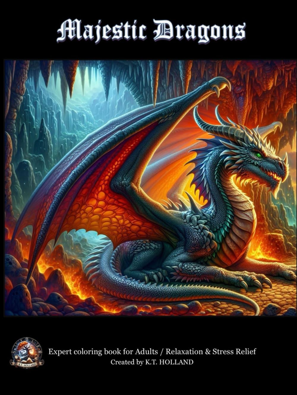 MAJESTIC DRAGONS (EXPERT ADULT COLORING BOOKS)