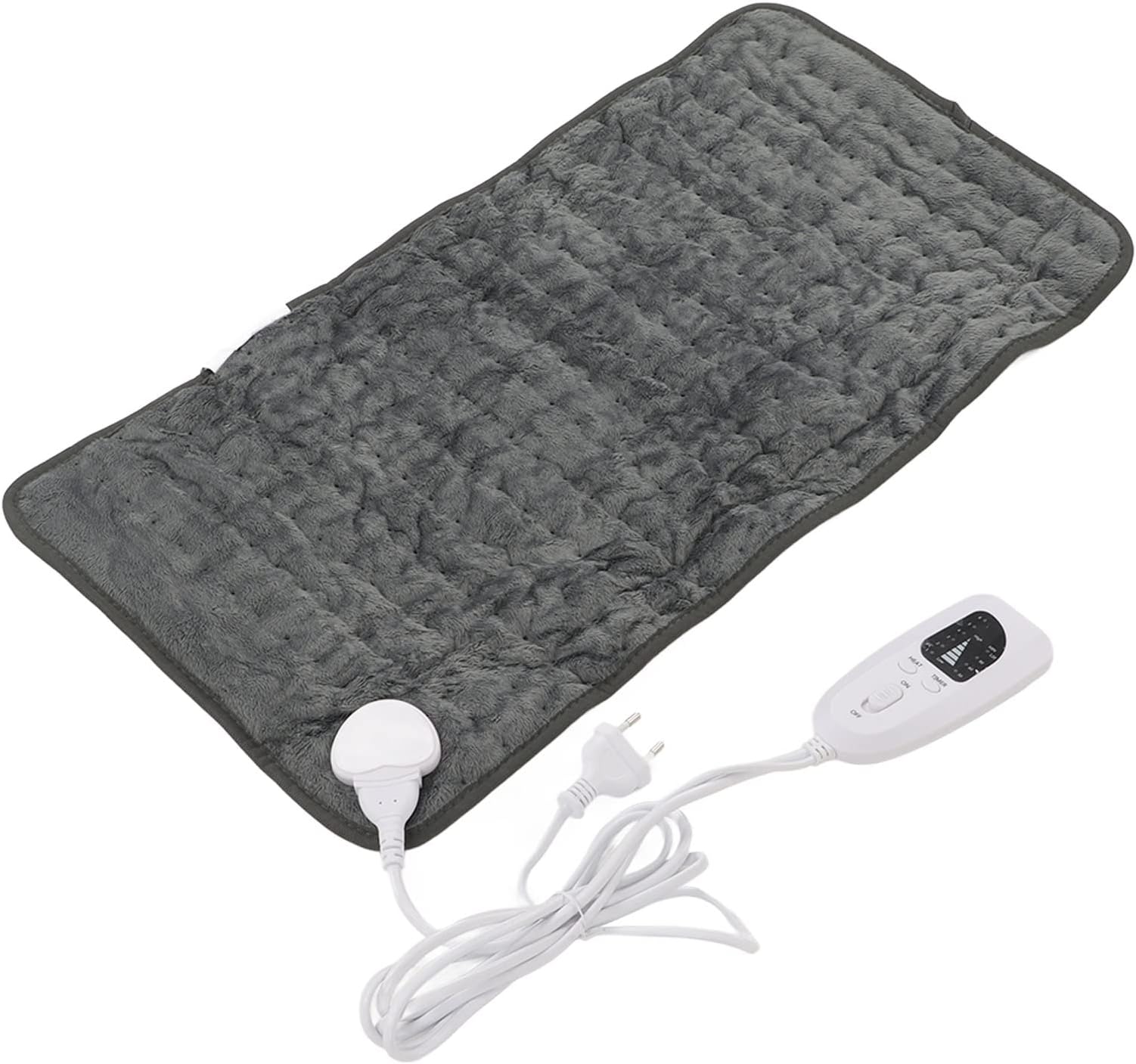 Electric Heating Pads,Electric Heating pad for Back/Shoulder/Neck/Leg Pain, Cramps and Arthritis Relief, Soft Plush Heating Pad with 6 Temperature Settings (220V,EU), Electric Heating Pads,Electr