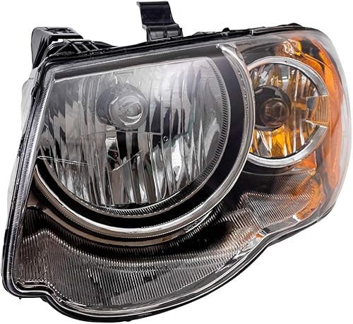 Miniatura 3 de Brock Faro delantero halógeno de repuesto compatible con camioneta Town & Country 2005-2007 con base de rueda de 119 pulgadas 4857991AD