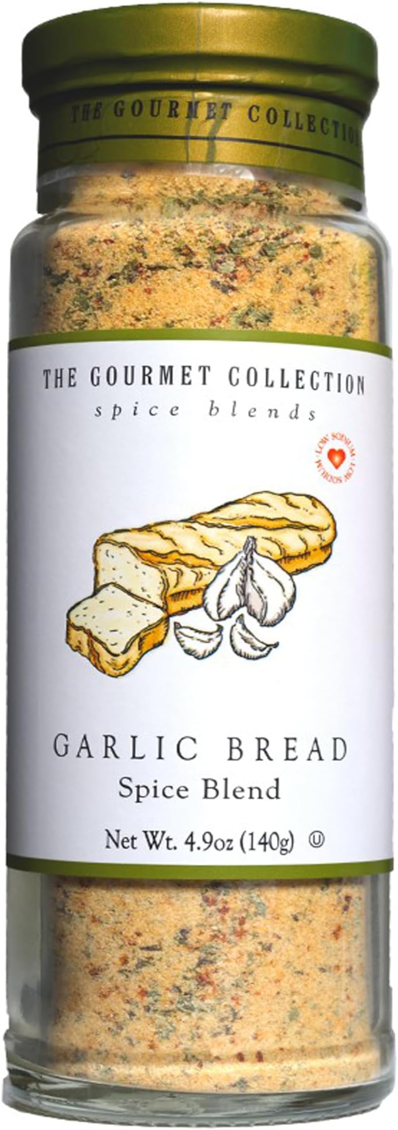 Dangold The Gourmet Collection Spice Blends Garlic Bread Spice Blend - Garlic Butter Seasoning for Cooking - Salt Free - Bread, Rice, Salad Dressing.