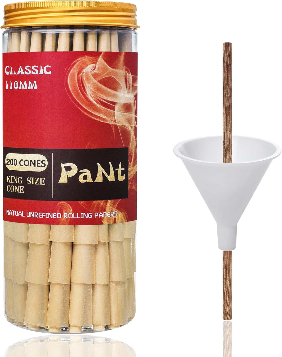 PaNt cones 200 pack king size pre rolled cones with tips 110 mm