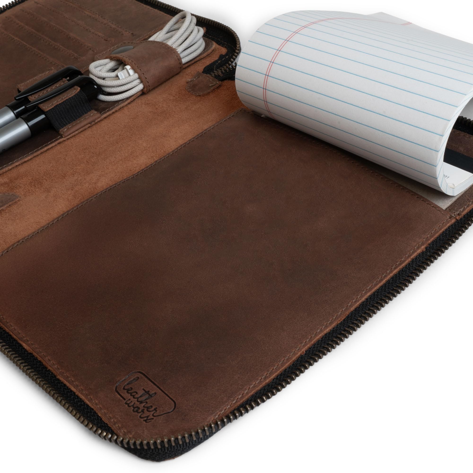 Amazon.com : Leather Worx, Rustic A5 Notebook (5.75 x 8.25 inch