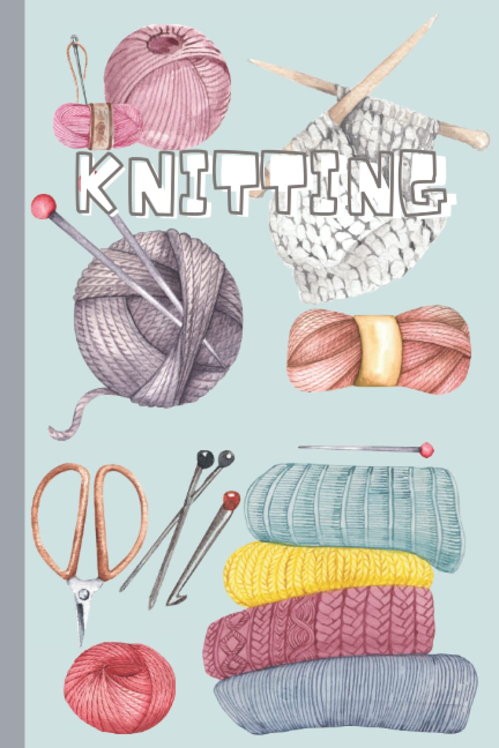 KNITTING: journal notebook Planner for sisiter who love KNITTING CROCHETING