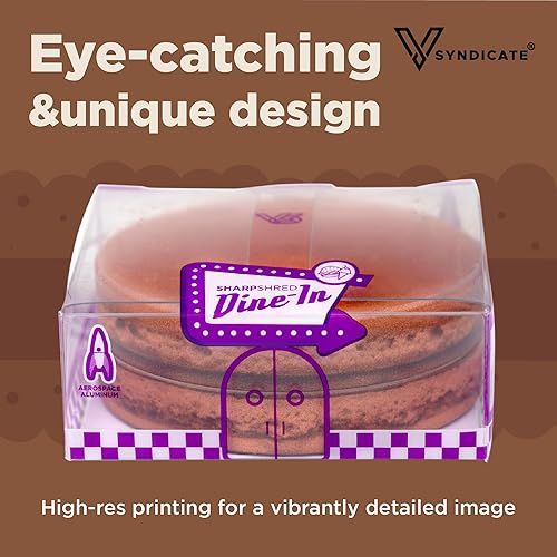 Miniatura 4 de V Syndicate - Molinillo de comedor SharpShred  Molinillo de hierbas de aluminio de 2 piezas con dientes afilados para moler sin esfuerzo y fácil