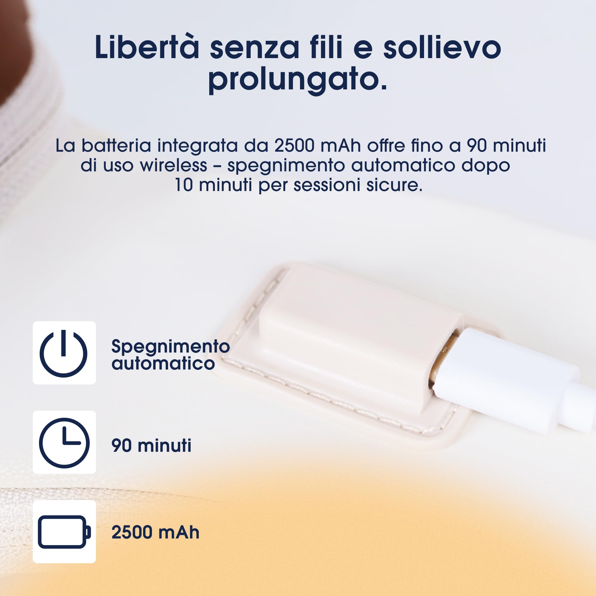 ZENT Massaggiatore Cervicale senza fili con Calore, Massaggiatore schiena e collo, Massaggio collo TuiNa Shiatsu 6D, Fino a 90 Minuti di Autonomia, Massima Libertà di Movimento