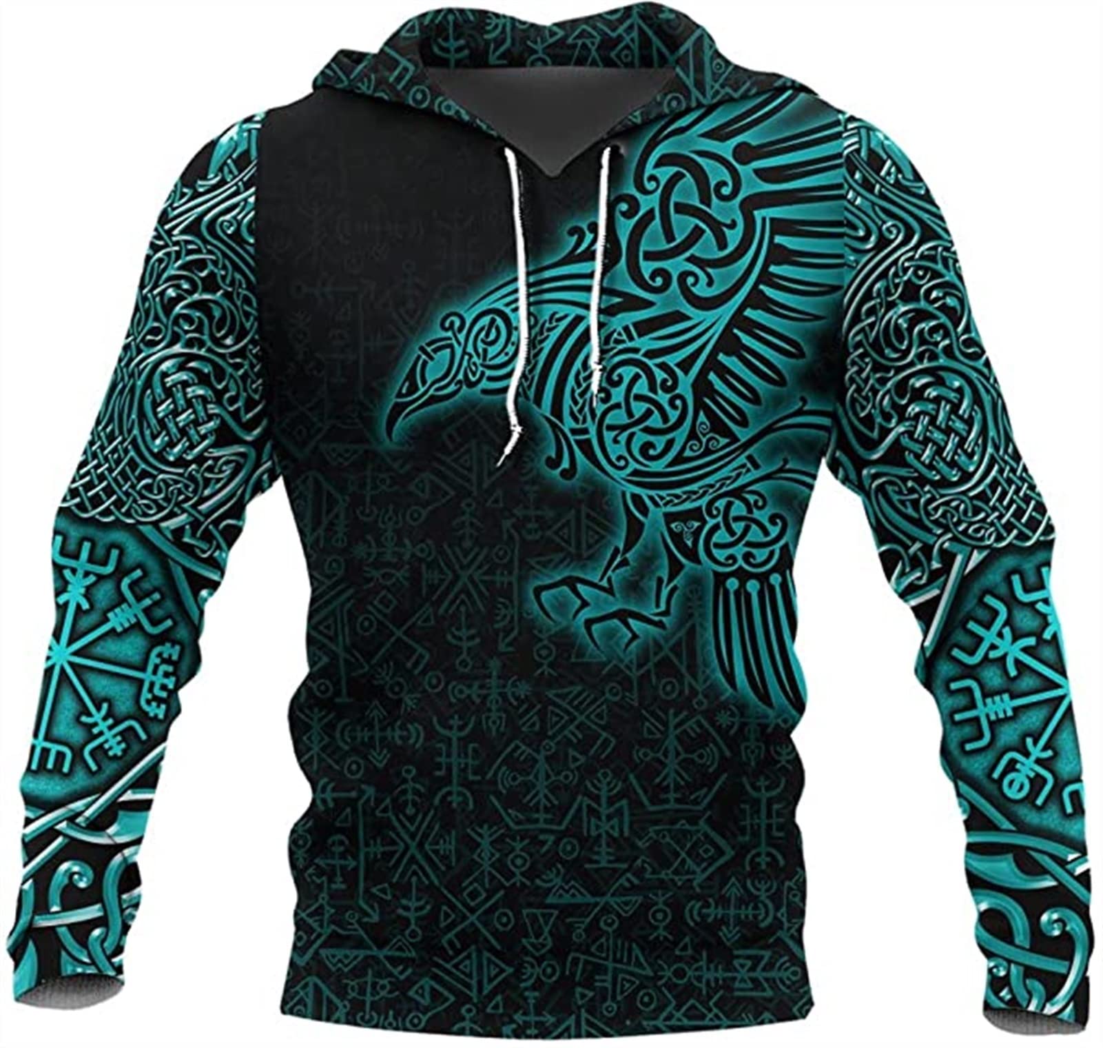 Sudadera Con Capucha De Manga Larga Para Hombre, Suéter Informal De Gran Tamaño Con Cremallera