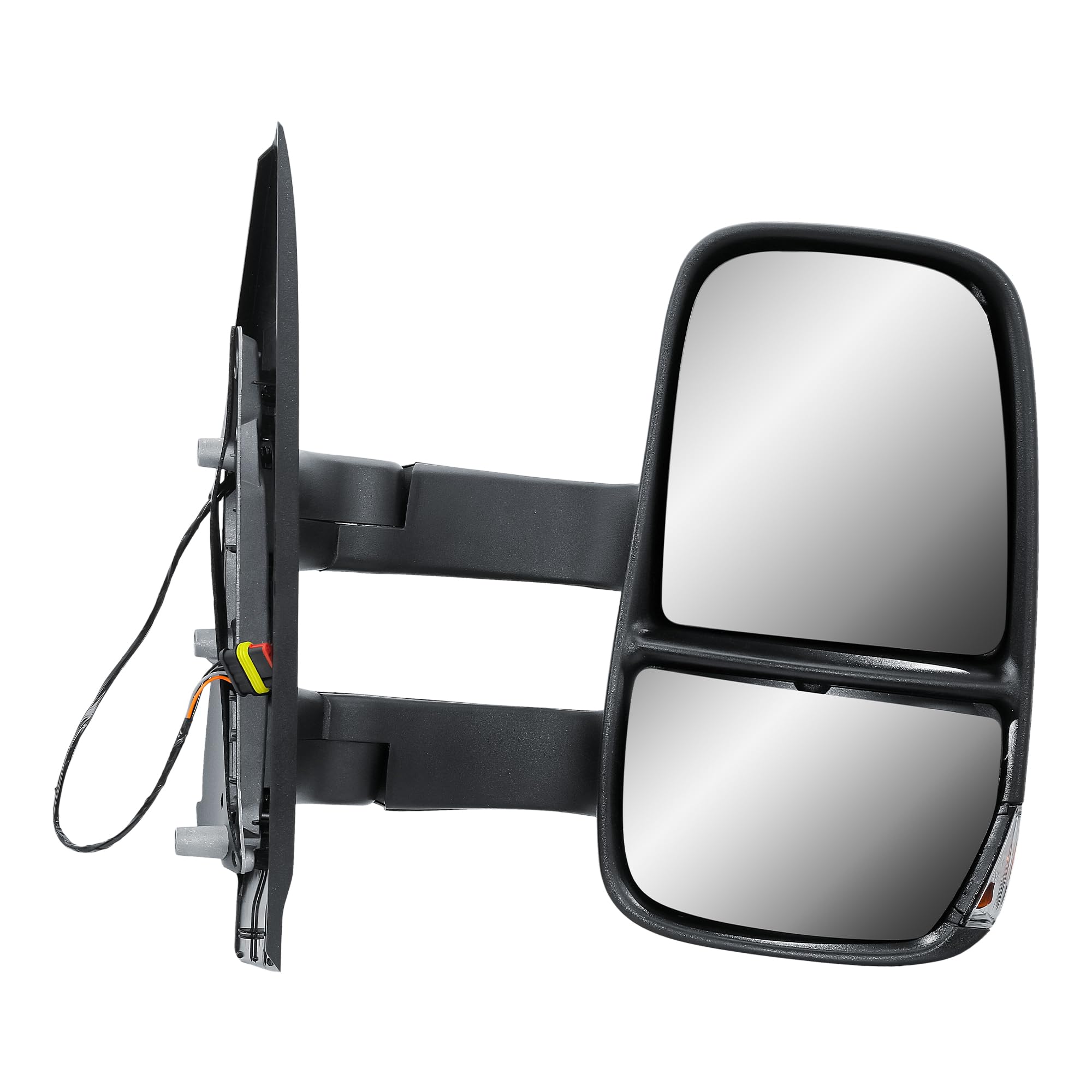 Espejo retrovisor derecho de brazo largo manual no calefactable con intermitente para IVECO Daily VI camiones 2014-2025