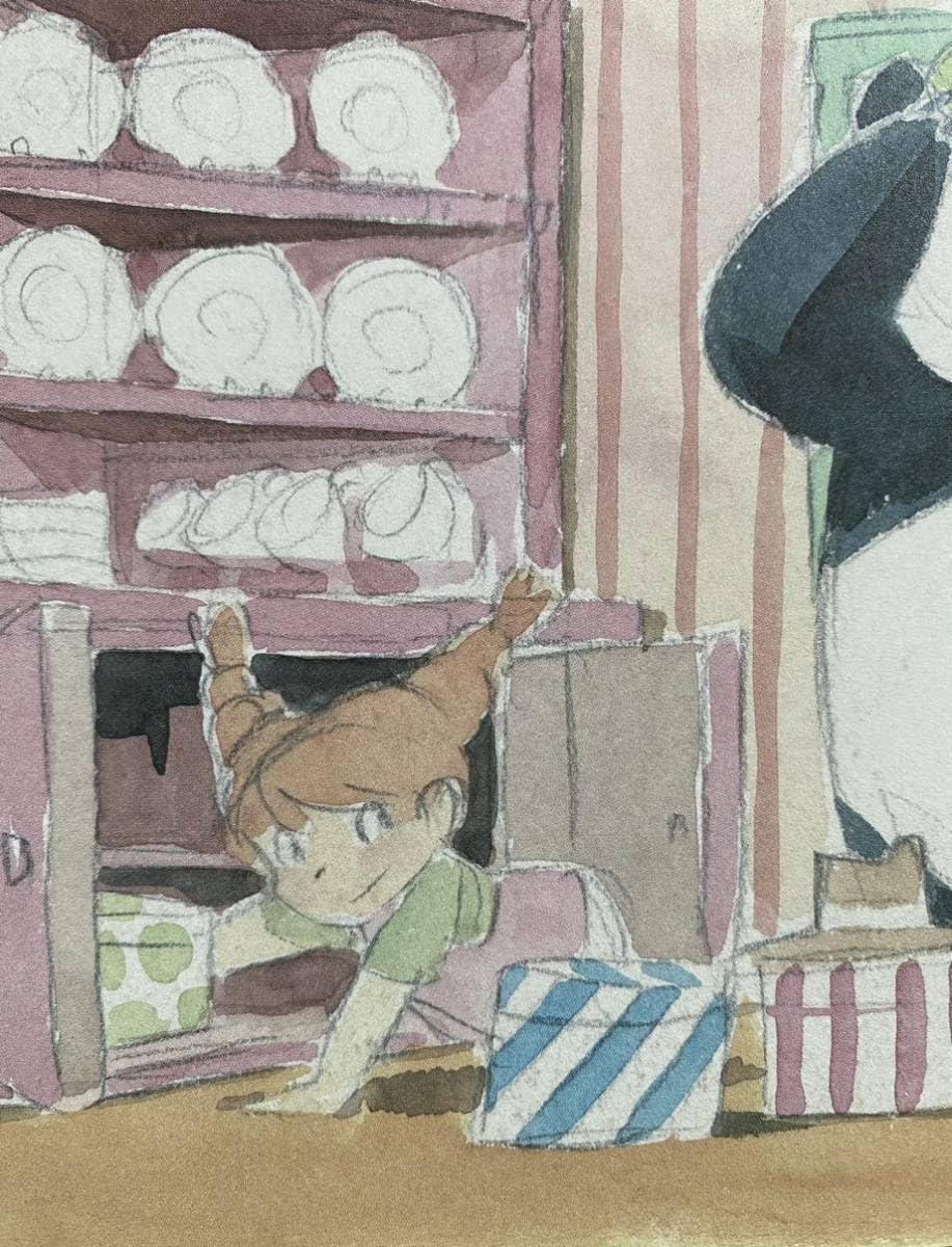 Amazon.co.jp: パンダコパンダ 2枚セットA 宮崎駿 スケッチ 切抜き