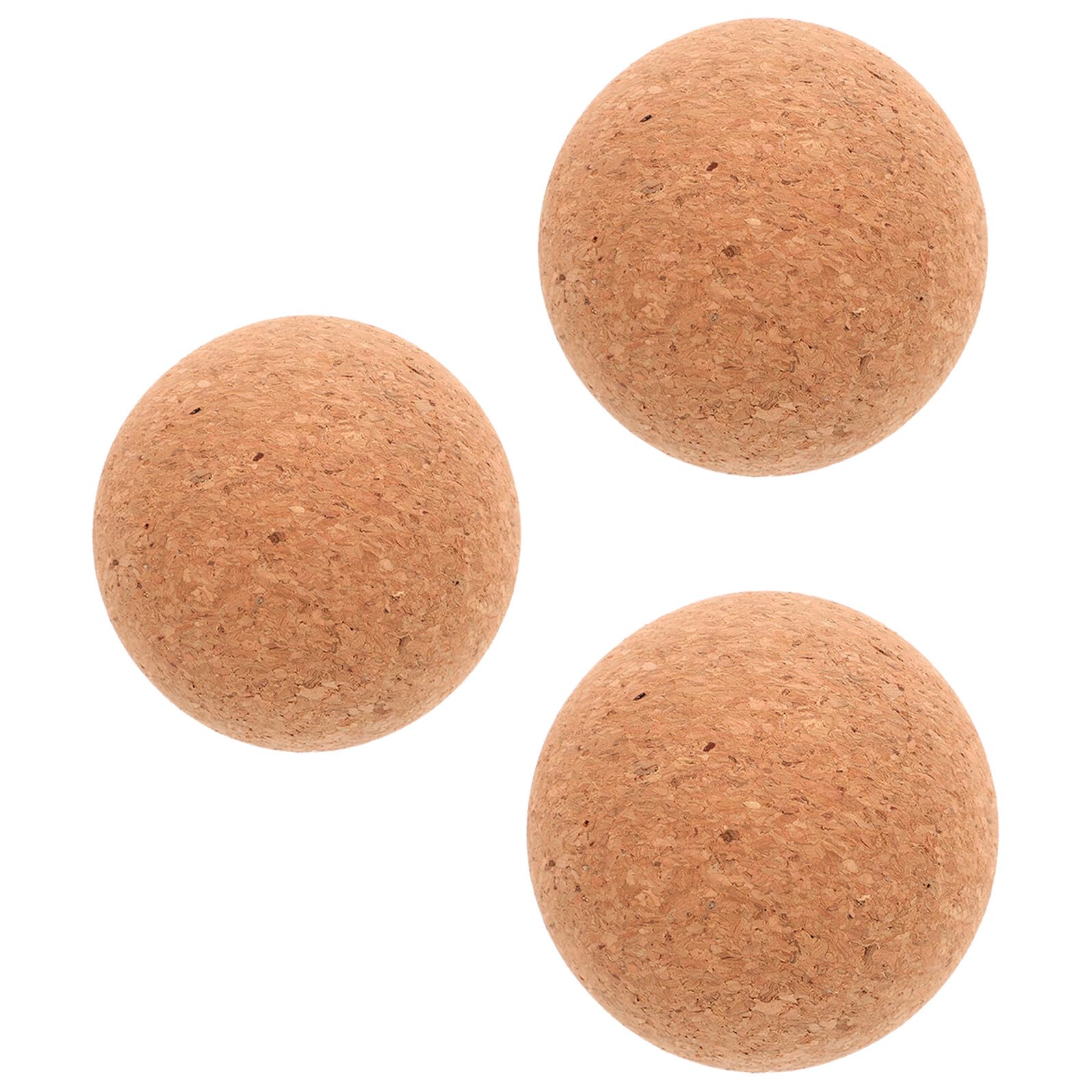 3piezas Pelota de Yoga de Corcho para Masaje de Pies Herramienta de Automasaje para Oficina Gimnasio o Viajes
