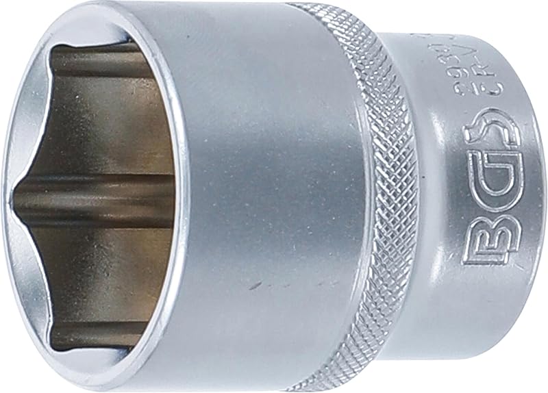 Soquete sextavado BGS 2930 Pro Torque, acionamento quadrado de 12,5 mm (1/2 pol.), 30 mm, 1 peça