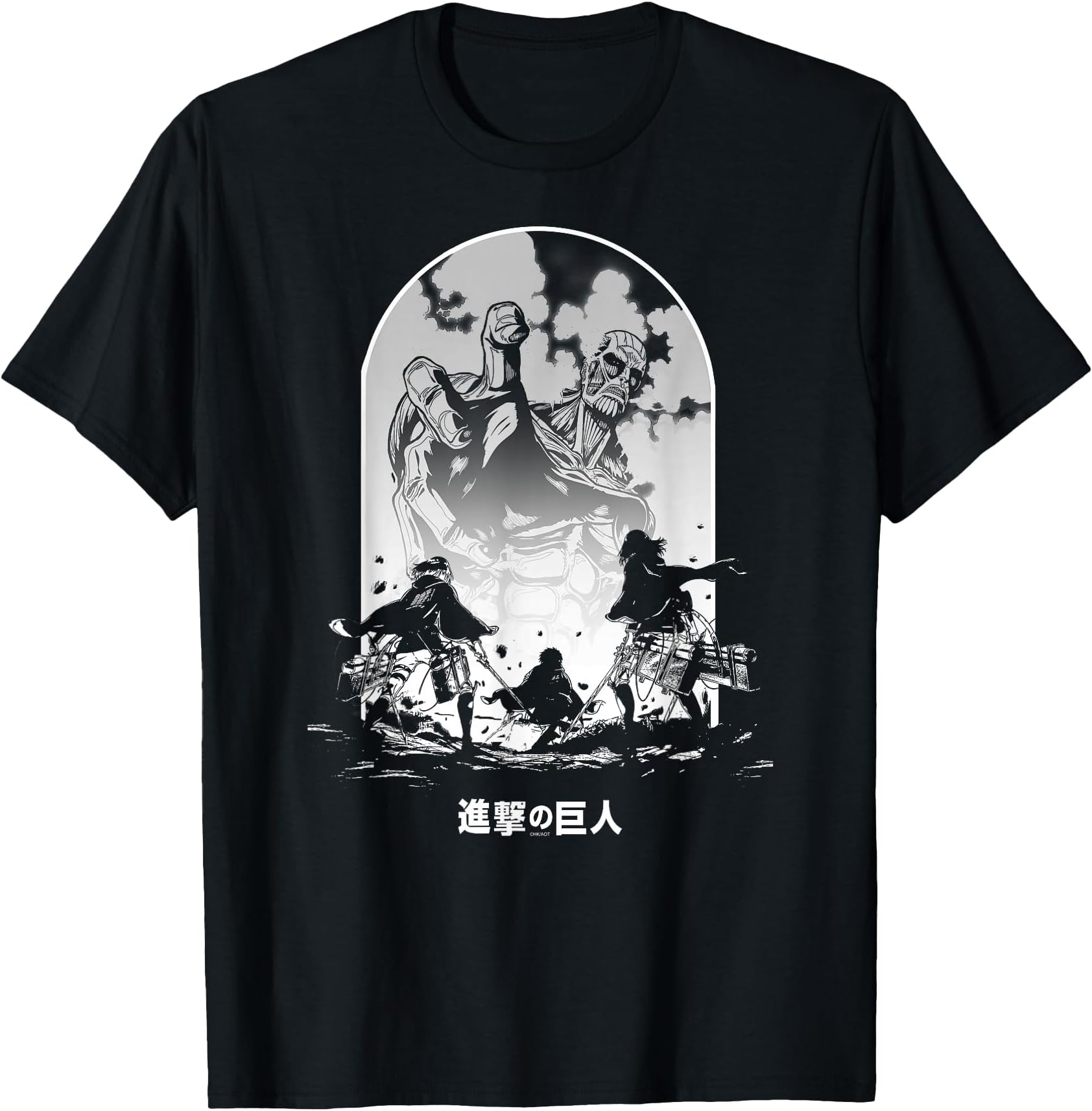Colossal Titan Face Off Anime T-Shirt