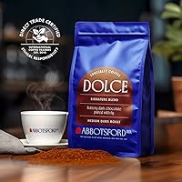 Vista 6 de Dolce - Café molido tostado oscuro con sabor dulce con chocolate oscuro mantecoso e higo, café especial, bolsa de 12 onzas, recién tostado
