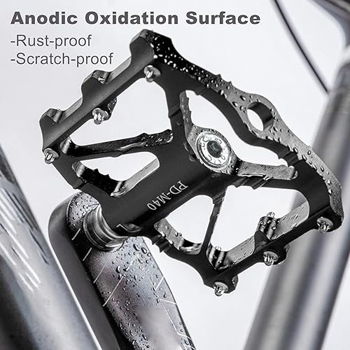 Miniatura 2 de Twight 916 pulgadas pedales de bicicleta de montaña ligero aleación de aluminio sellado rodamiento bicicleta pedal conjunto para MTB BMX