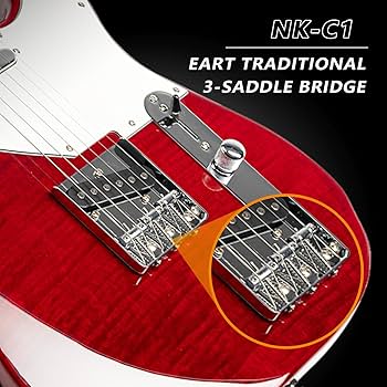 Amazon | EARTクラシックエレキギターメイプル指板、ステンレス