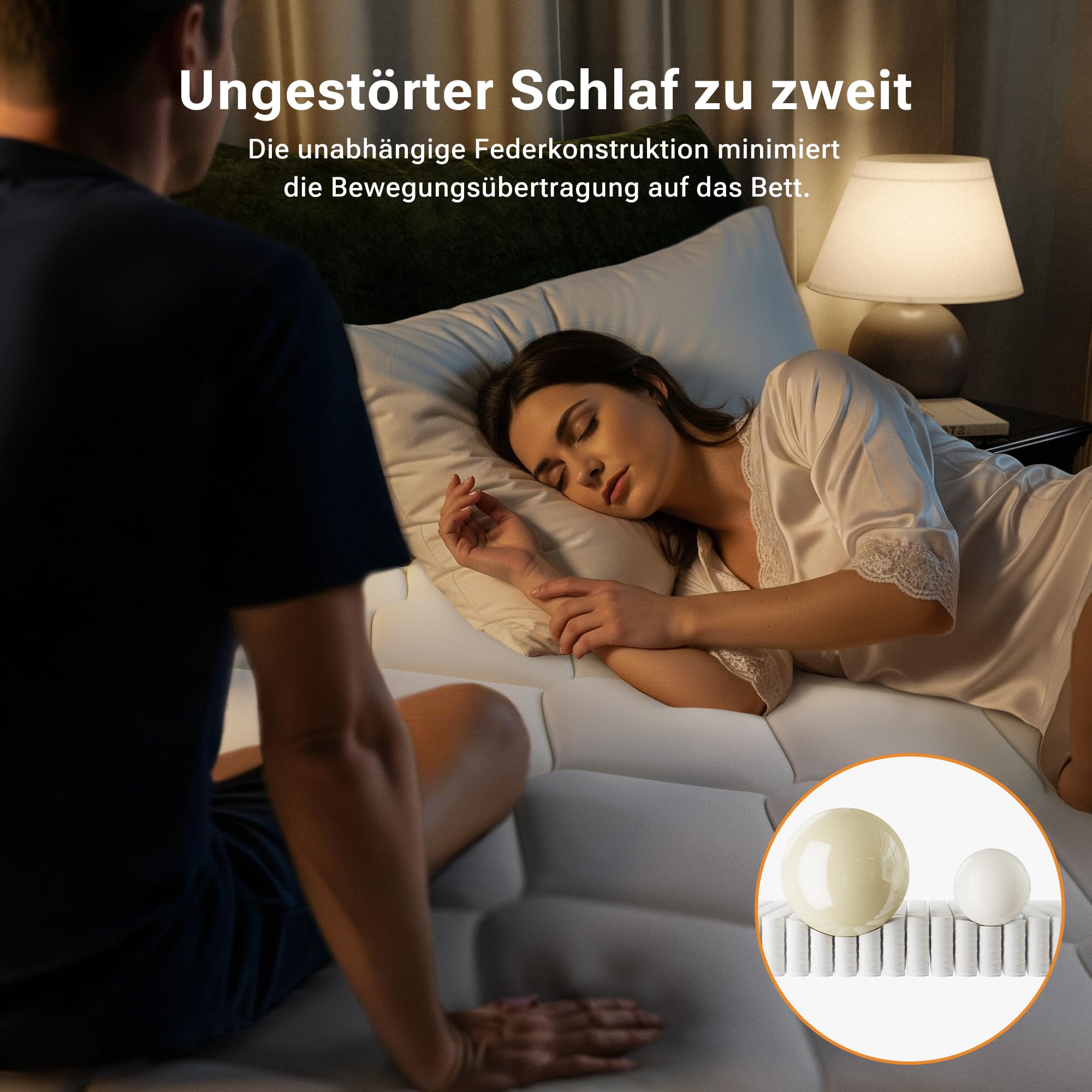 TXO Matratze 140x200cm H3, Höhe 25 cm, Pillingbeständige Taschenfederkernmatratze mit Komfortschaum, 7-Zonen-System für ergonomische Rückenlage, Oeko-TEX & CertiPUR-US Zertifiziert