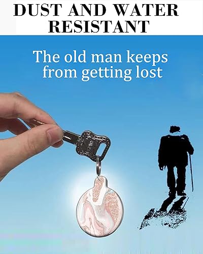 Miniatura 3 de Funda compatible con AirTag, bonita funda protectora con llavero de bucle para Airtag, resistente a los arañazos para cartera, equipaje, gato, perro