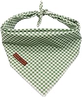 Lionet Paws Cotton Dog Bandanas for Small Medium Large Dogs & Cats - Triangle Kerchief Scarves with Unique Patterns