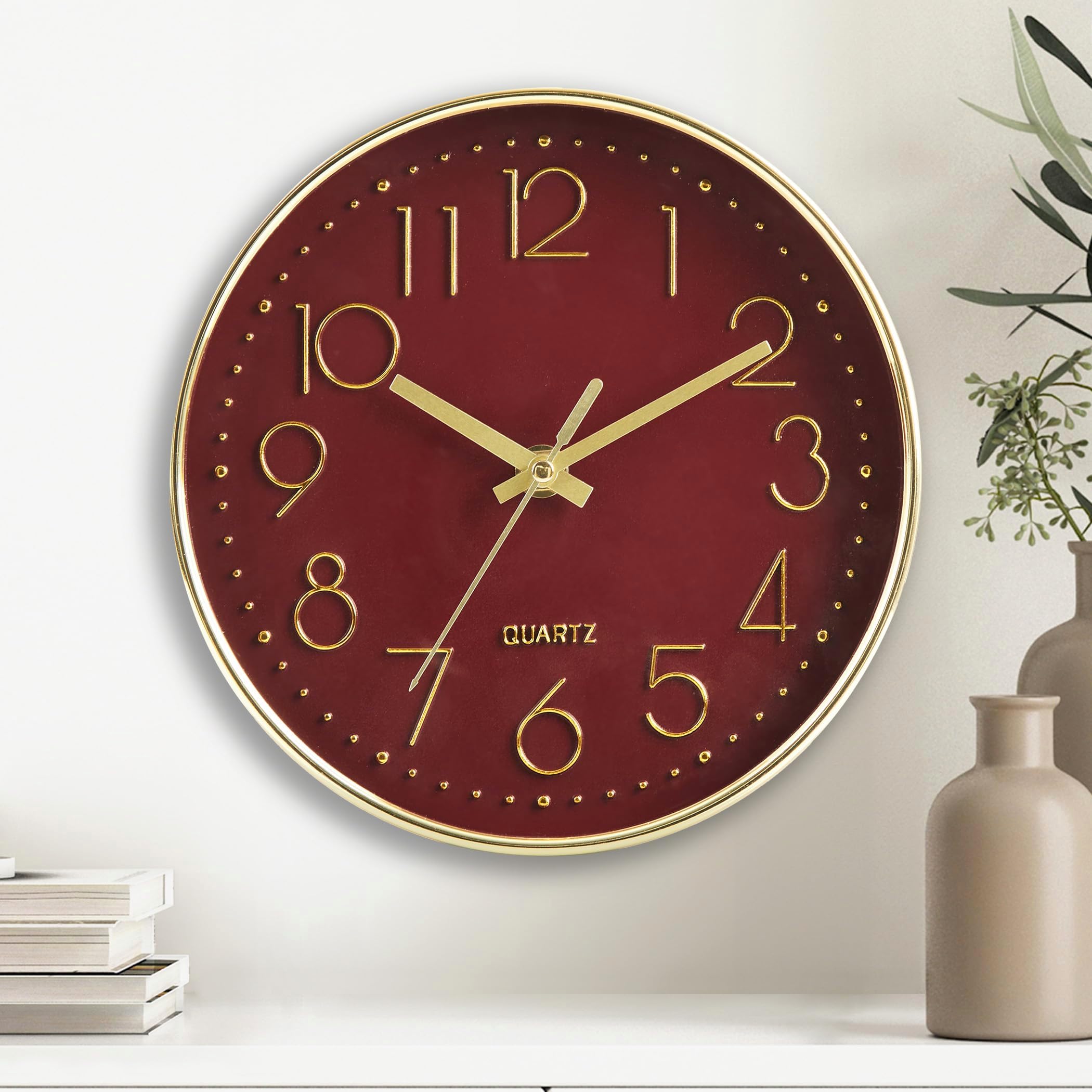 Home Centre Missle Shine Wall Clock - 20cm