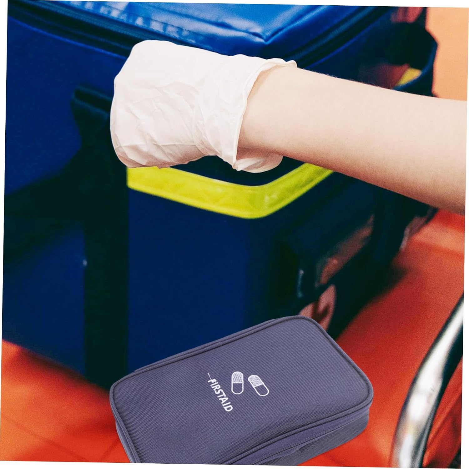 Travel Nursing Bag Empty Bag for Household Compact Medicine Pouch