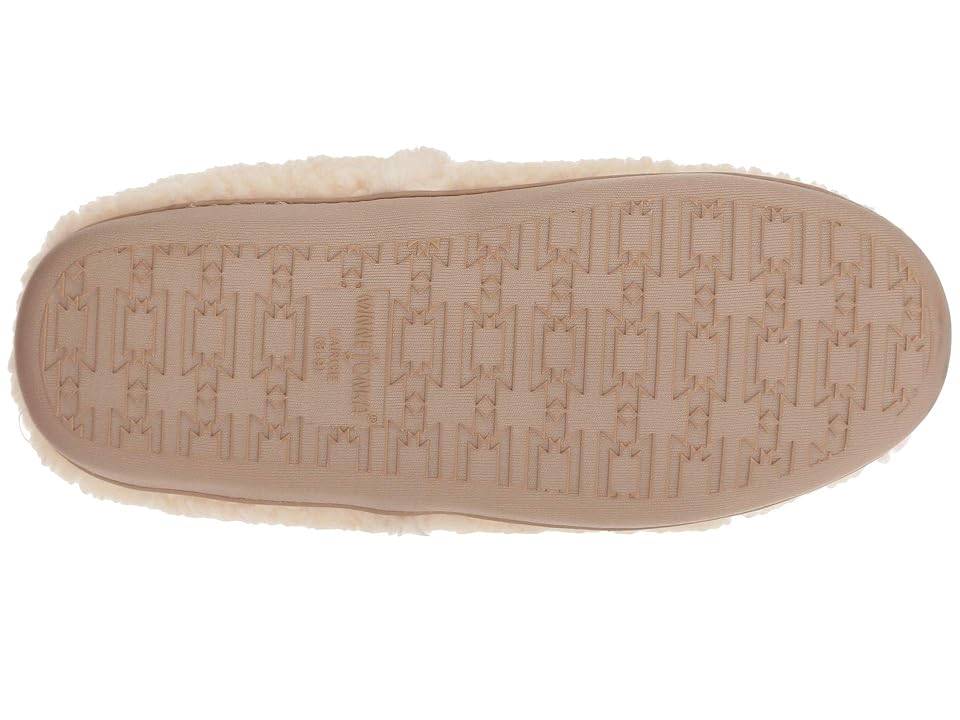 Minnetonka Women's Lora Slipper, Cream Leopard Print, 8 M | Slippers