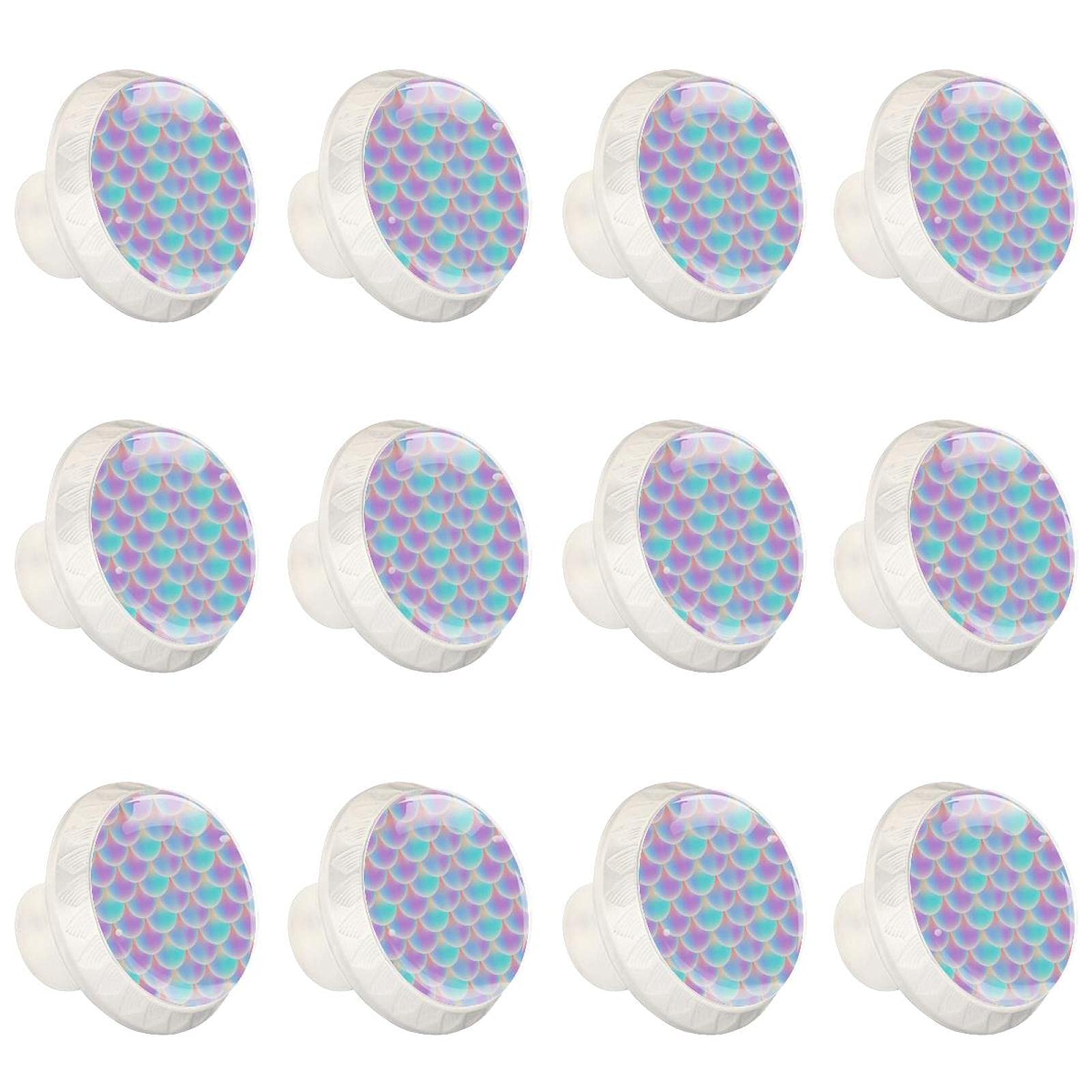 Boutons d'armoires de cuisine poignées de tiroirs de placard commode sirène x12