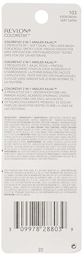 Miniatura 3 de Revlon ColorStay 2-en-1 Angled Kajal, Evergreen