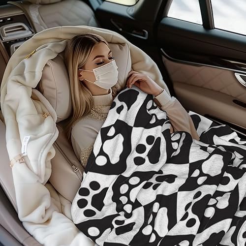Miniatura 5 de Manta de copos de nieve ultra suave y cálida para todas las estaciones, manta decorativa de forro polar para cama, silla, automóvil, sofá,